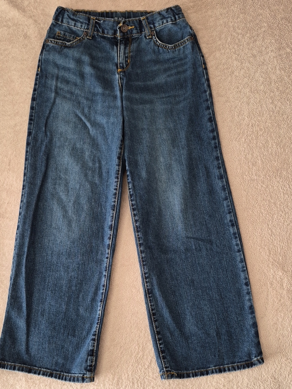 The Children's Place dark blue wide-leg kids' jeans